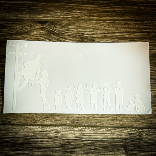 Build-Your-Own LineFamily Car Stickers