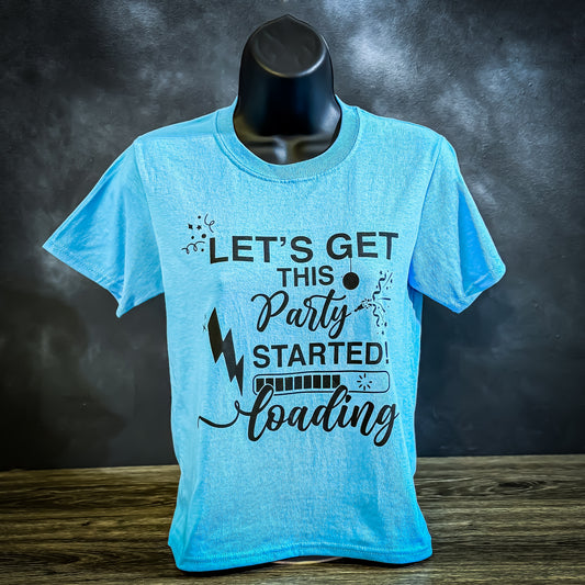 LineKid Let's get this party started T-Shirt