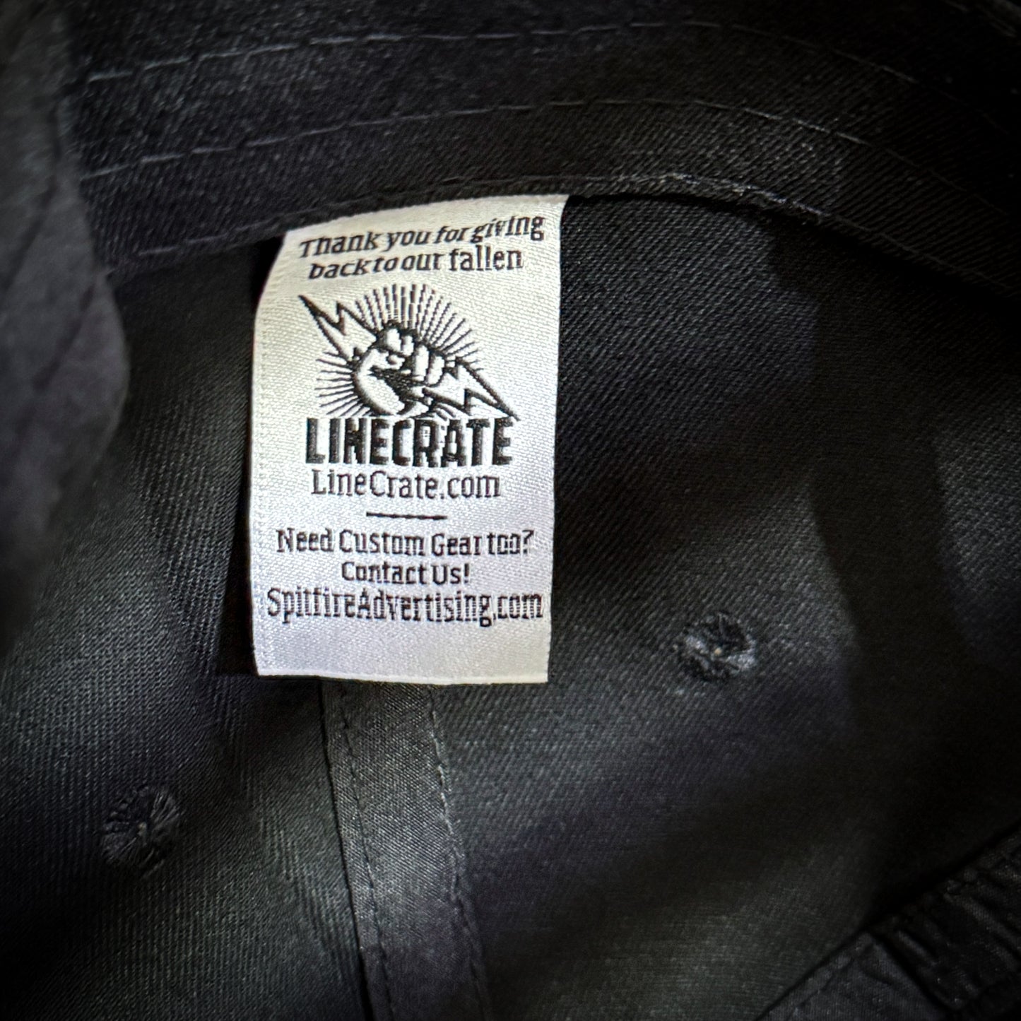 "LineMen Because Even Firefighters Need Heroes" Black Snapback Hat đ„
