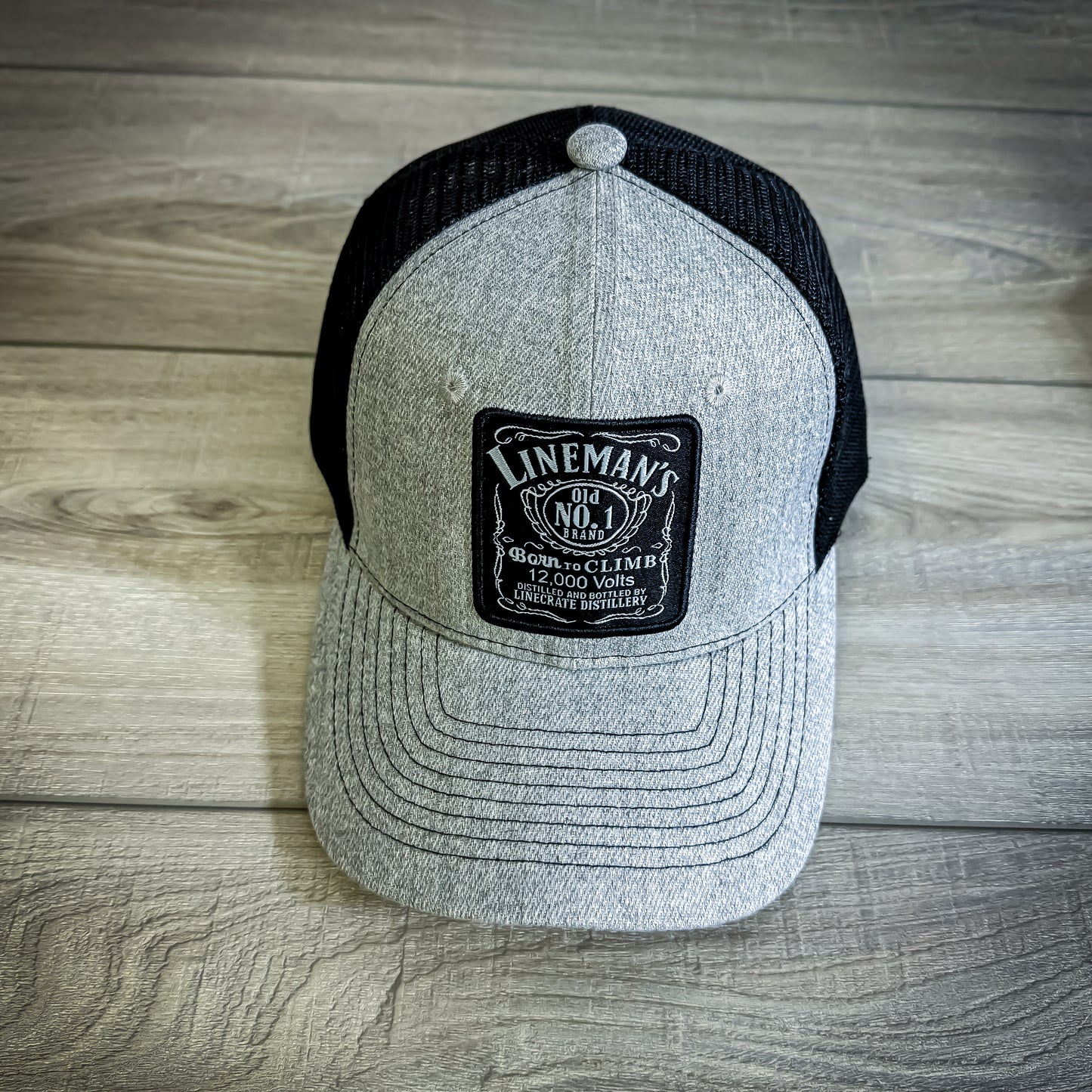 "LineMan's Born To Climb" Trucker Hat