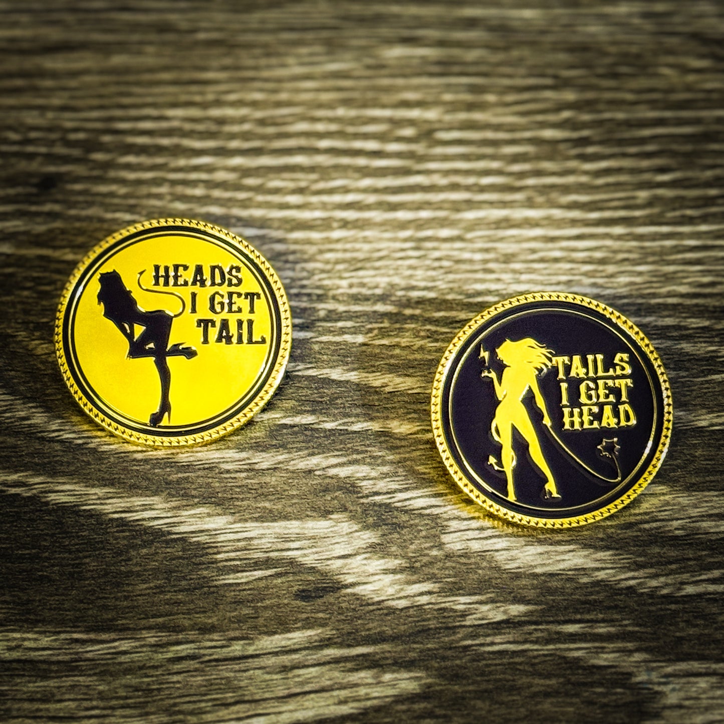 Heads I Get Tail / Tails I Get Head Challenge Coin