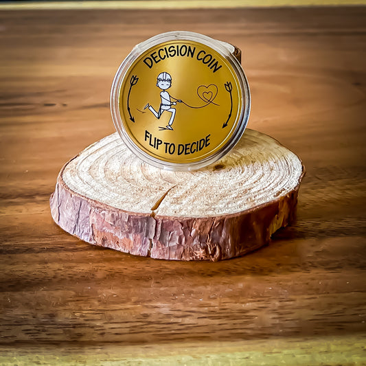 Double Sided His And Hers Decision Coin - Flip To Decide