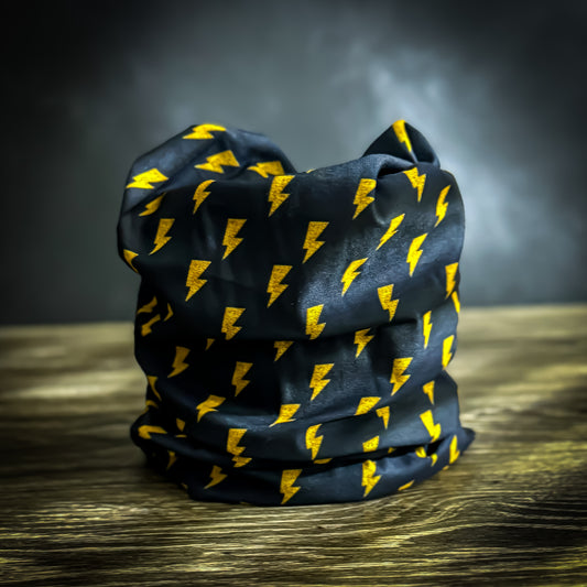 All-in-one Lightning Bolt Headband, Neck Gaiter, face-covering and more!