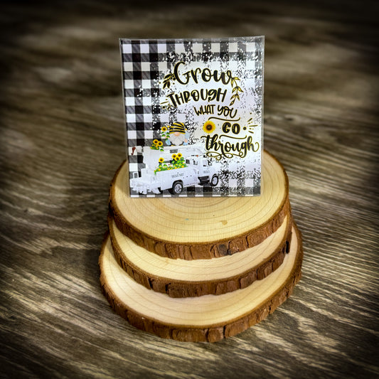 "Grow Through What You Go Through" Sunflower Seed Packet