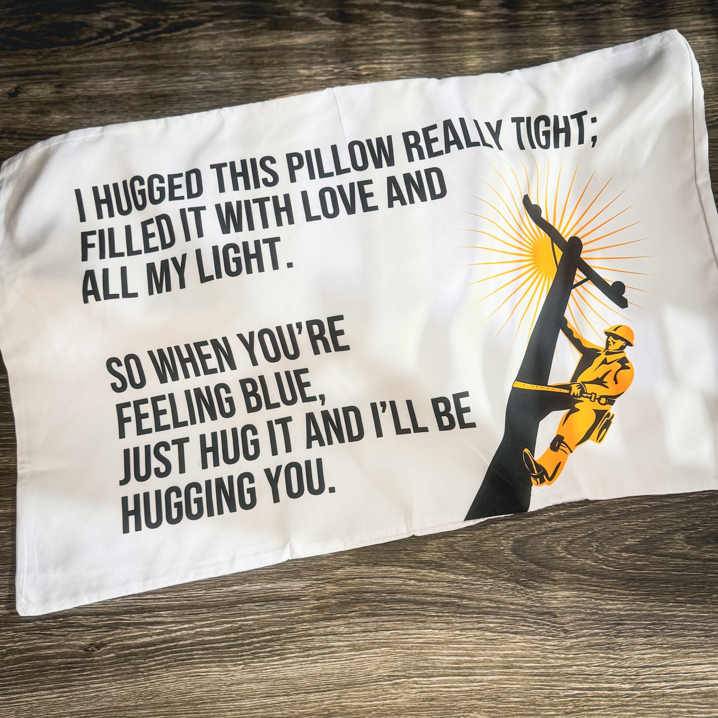 Hug Me LineKid Pillow Case