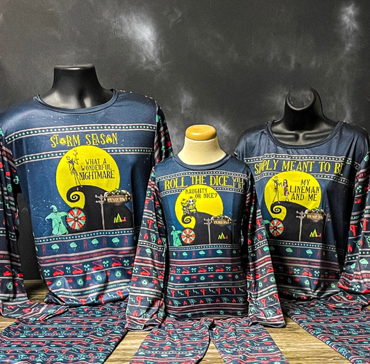 LineMan - Christmas Loungewear "Nightmare Before Christmas"