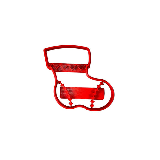 Holiday Christmas Stocking cookie cutter - USA Made