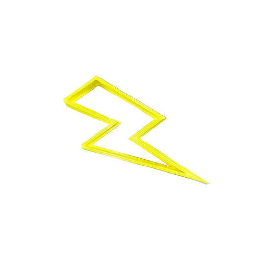 Lightning bolt outline cookie cutter - USA Made