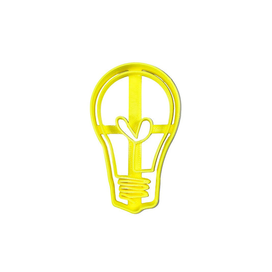 Lightbulb with Heart Cookie Cutter - USA made