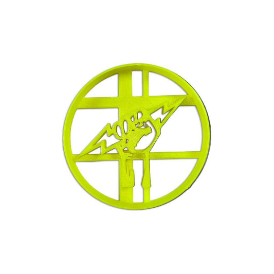 Lightning Bolt Fist Cookie Cutter - USA Made - LineCrate Logo