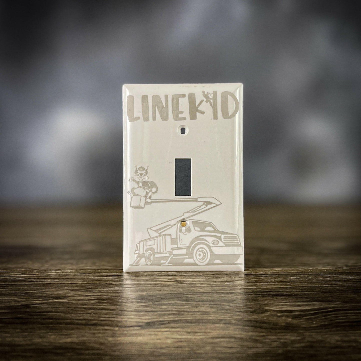 LineKid Single Light Switch Wall Plate