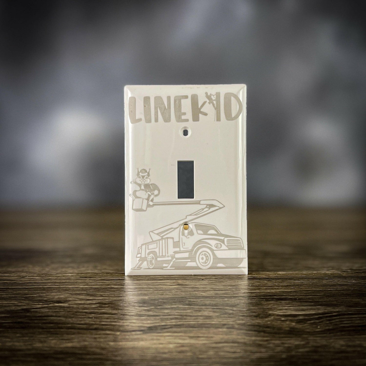 LineKid Single Light Switch Wall Plate