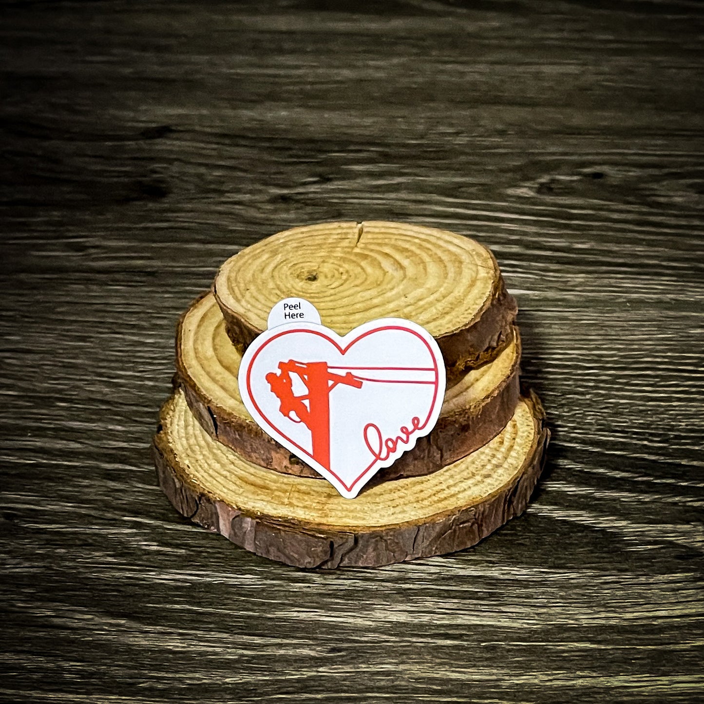 Lineman Love Sticker