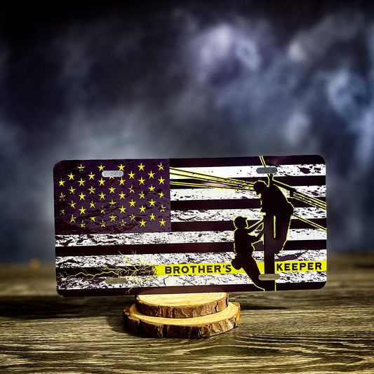 Brother's Keeper Front License Plate Cover