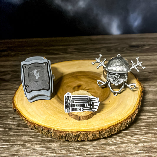 LineMan Beer Set - LineMan Wall Bottle Opener - Beer Sticker - Drink Can Opener