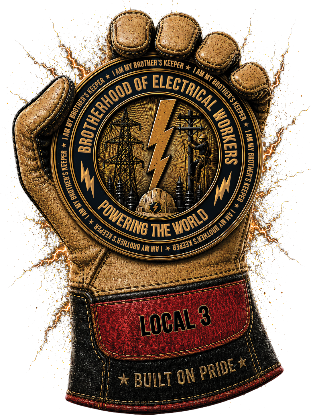 Brotherhood of Electrical Workers – Powering the World T-Shirt