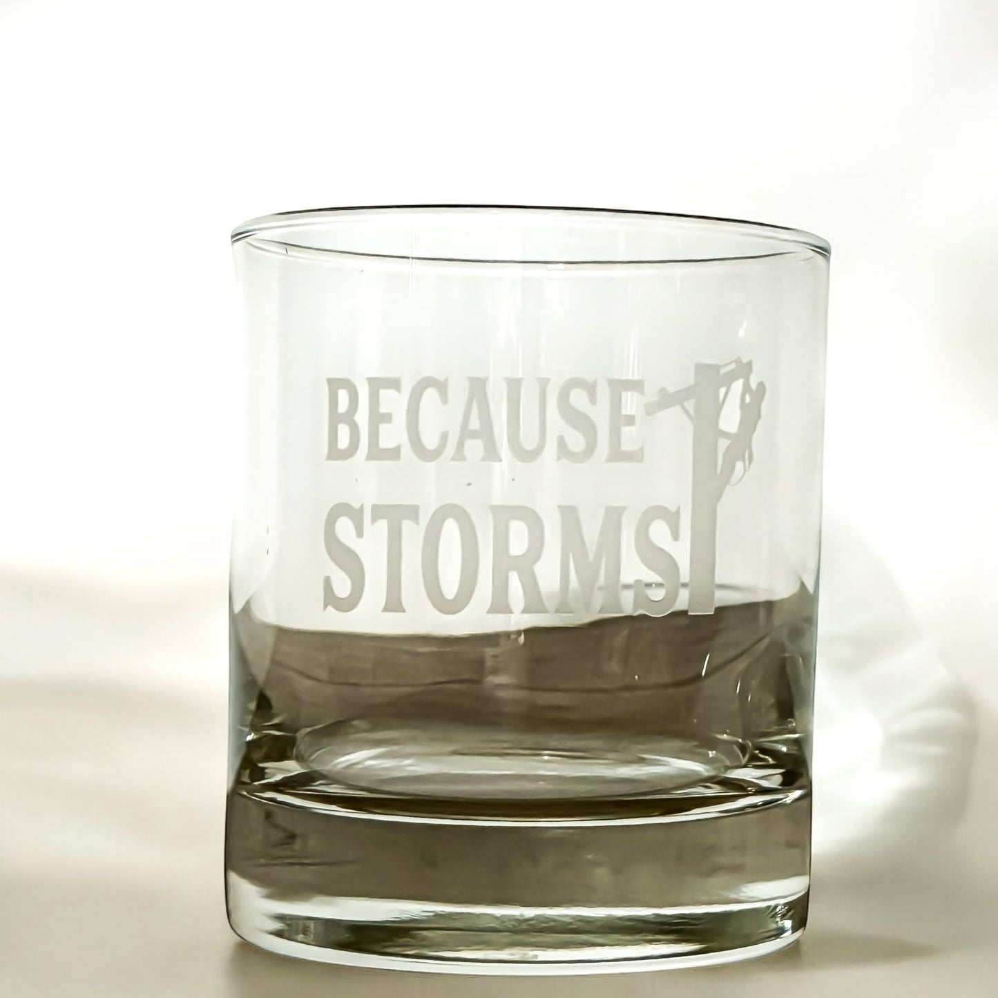 Born to Climb Hat, Sticker, and Because Storms Whiskey Glass Bundle