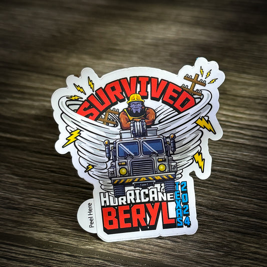 Hurricane Beryl Sticker