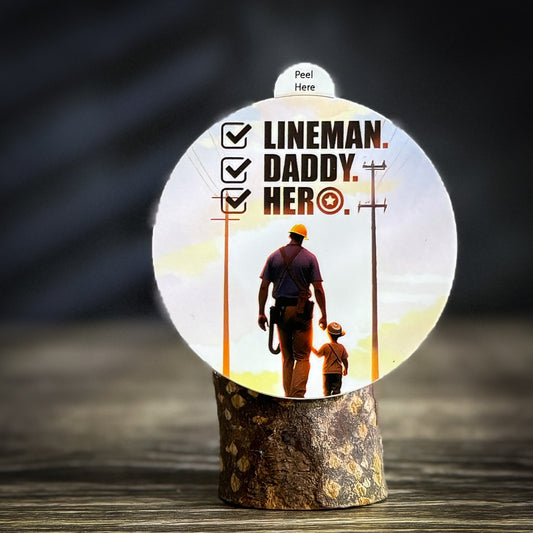 LineMan, Daddy, Hero Sticker