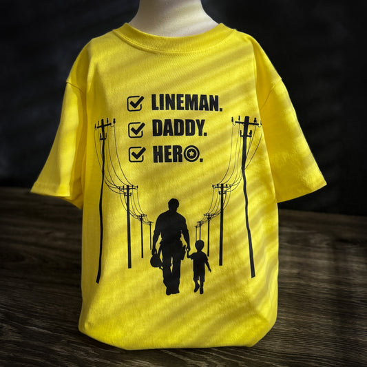 LineMan, Daddy, Hero T-shirt