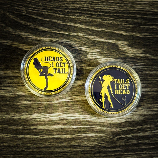 Heads I Get Tail / Tails I Get Head Challenge Coin