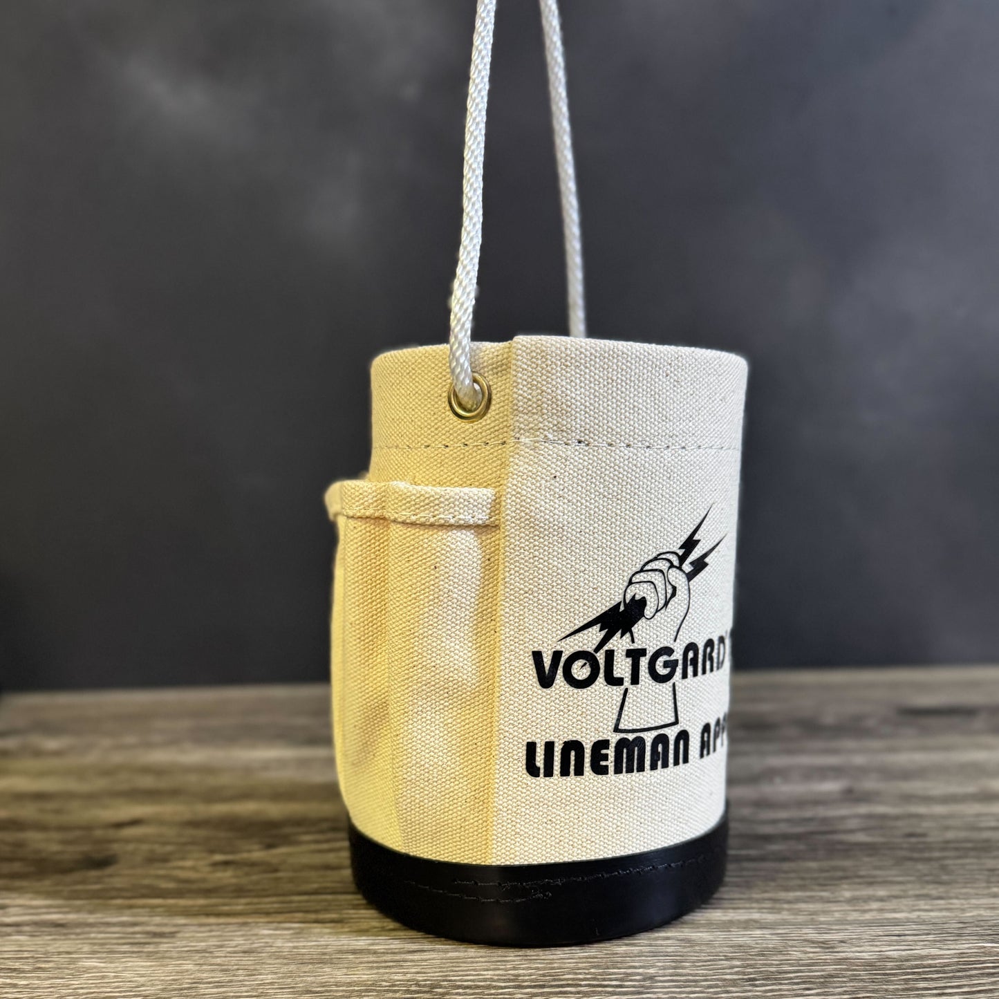 Mini Canvas Lineman Bucket Bag – Bashlin OR VoltGard