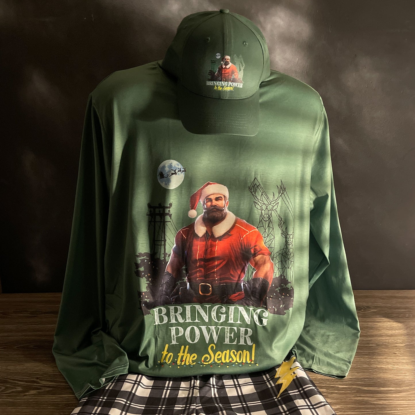 LineMan Santa Hat - Bringing Power to the Season