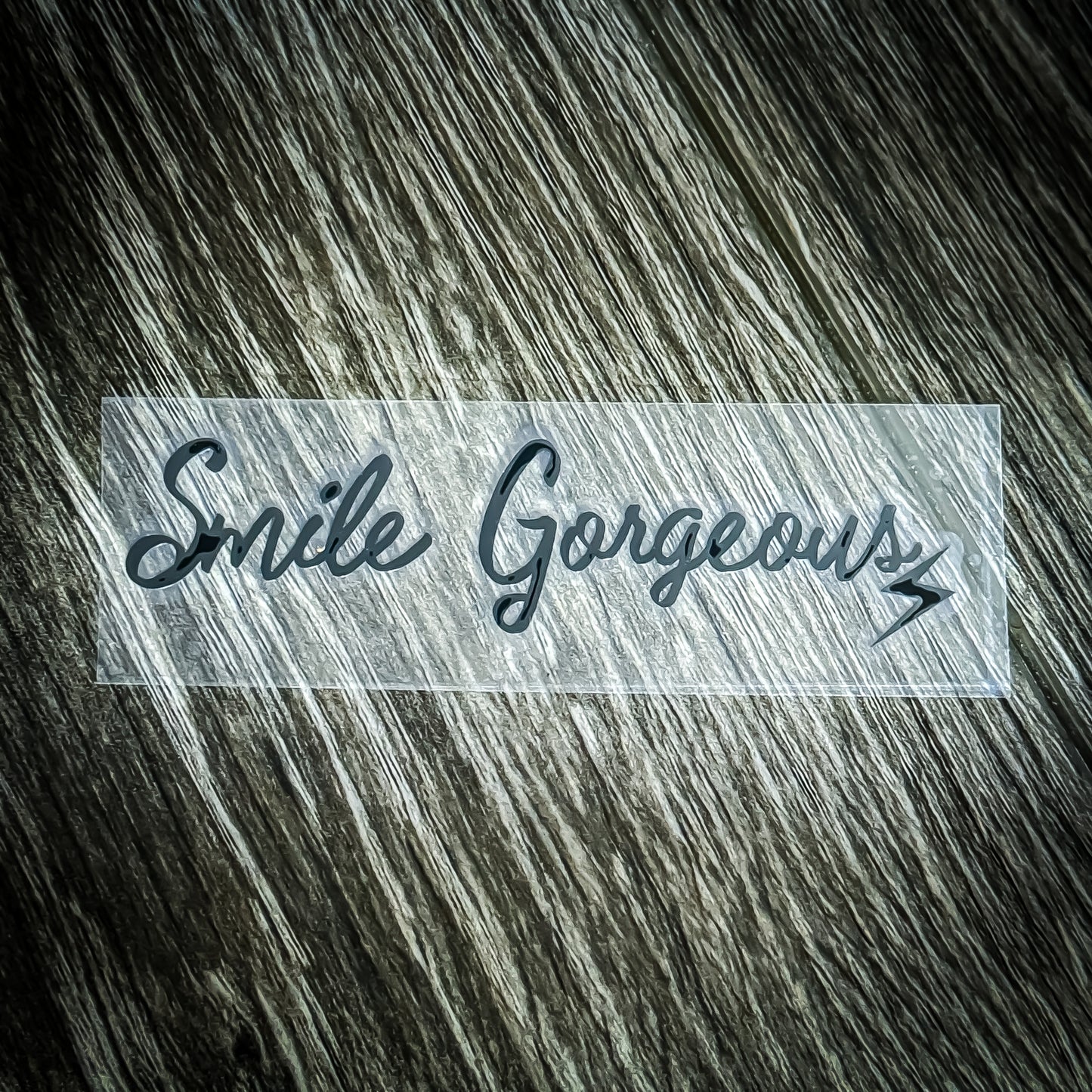 Smile Gorgeous! Rear View Mirror Sticker