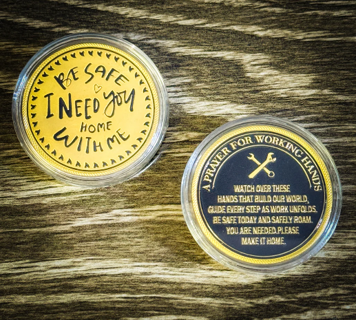 Blue Collar Coin Collection: Drag Up, Be Safe & Date Night Coins