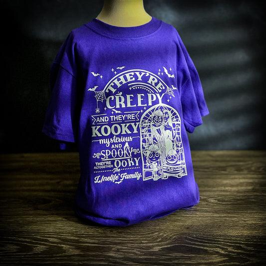 LineKid - The Addams Family Glow In The Dark T-Shirt