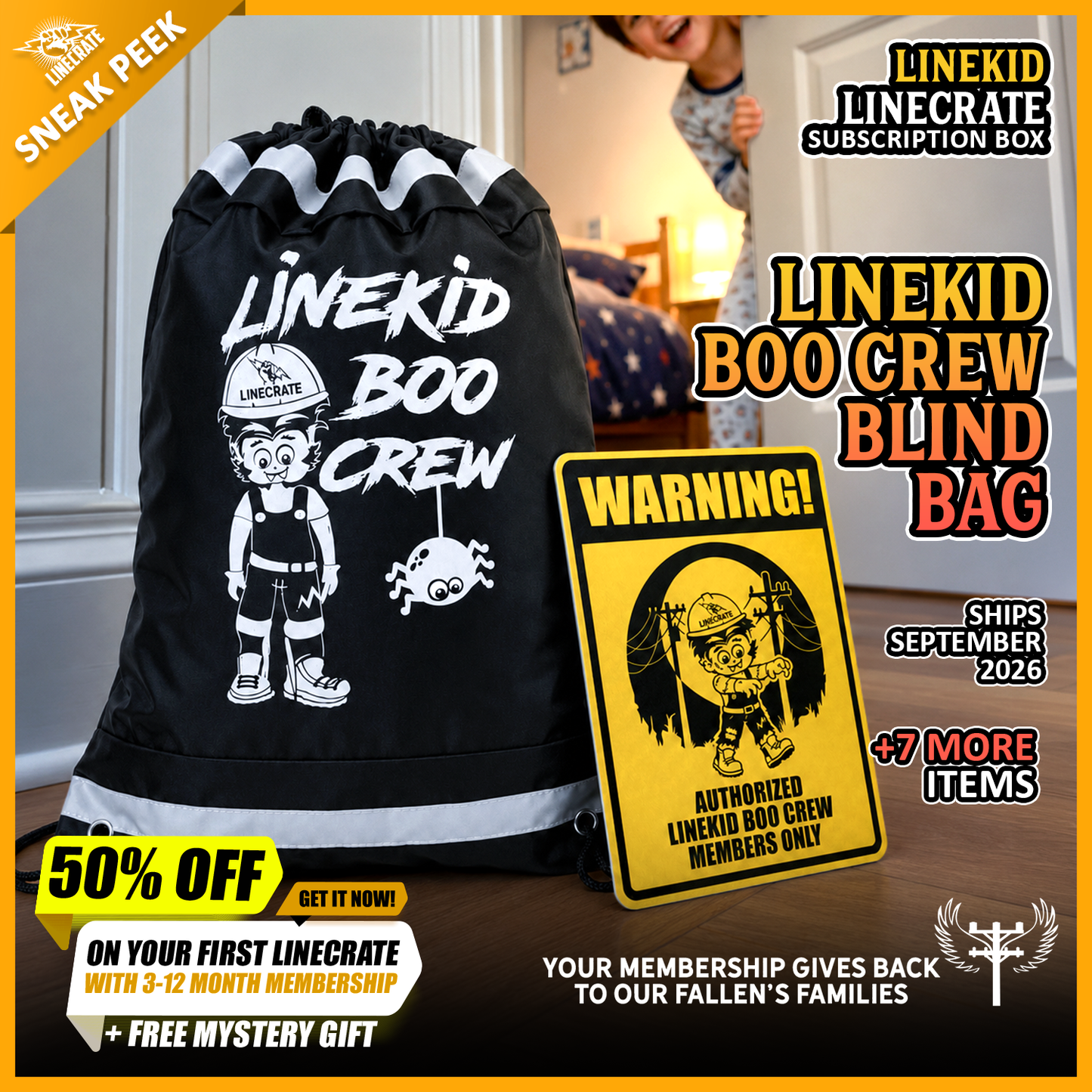 LINEKID LINECRATE SUBSCRIPTION BOX - Sneak peek - LineKid Boo Crew Blind Bag