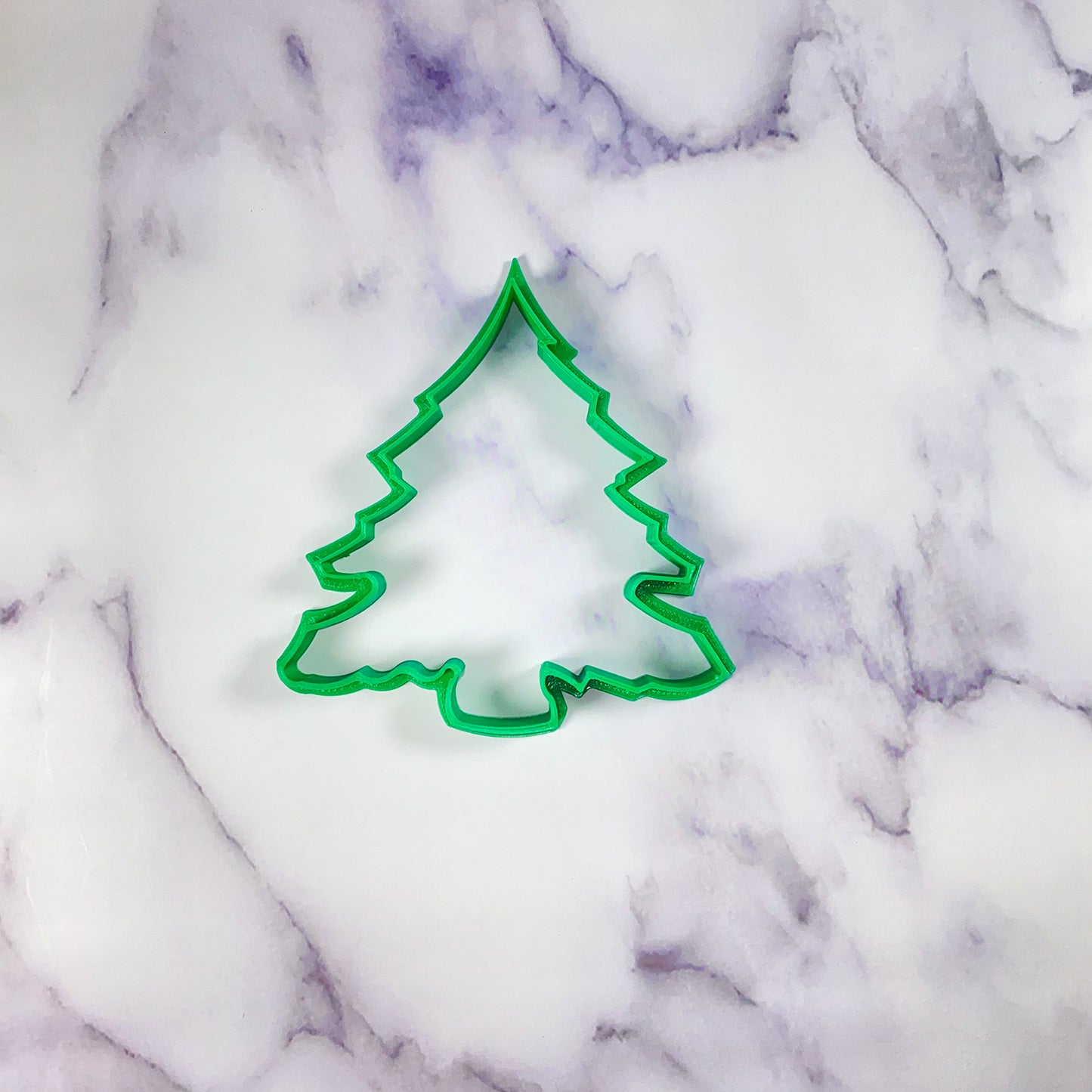 Christmas Tree outline cookie cutter - USA Made on Countertop