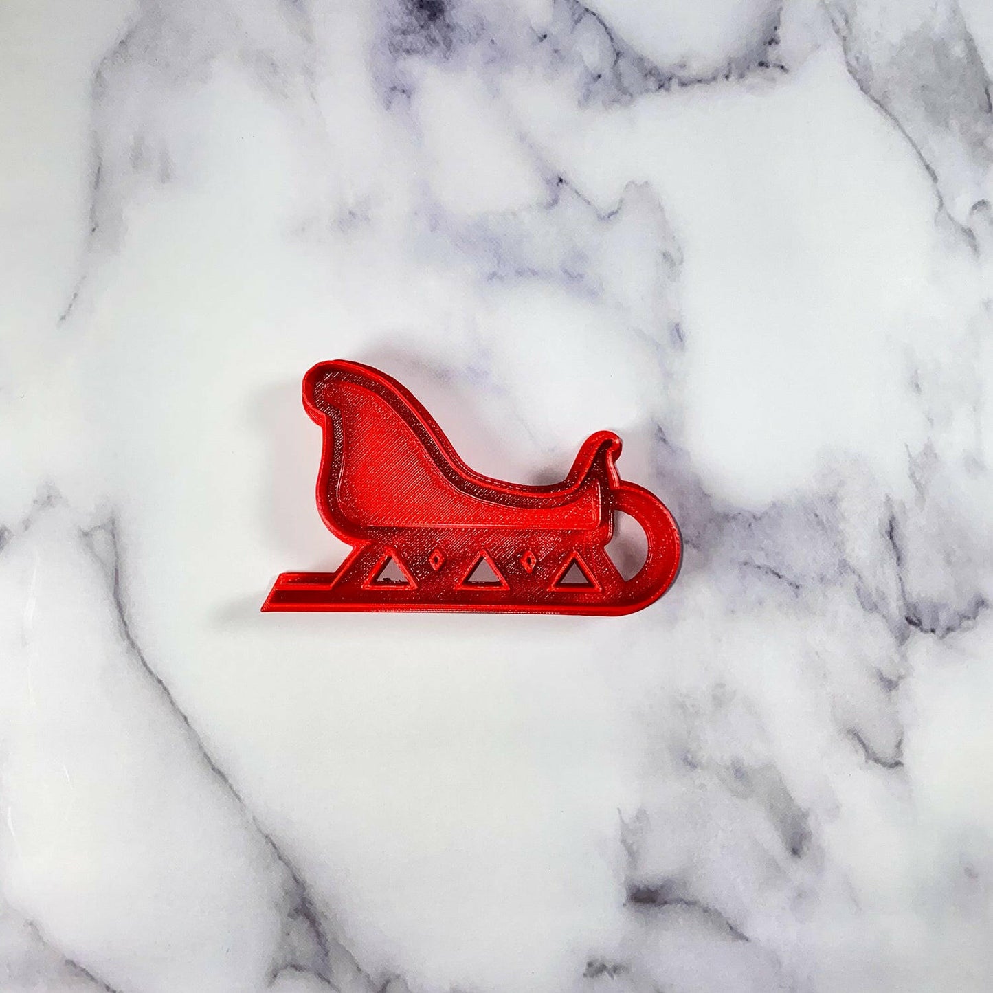 Sleigh Christmas cookie cutter