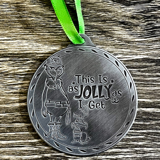 Lineman Grinch Ornament