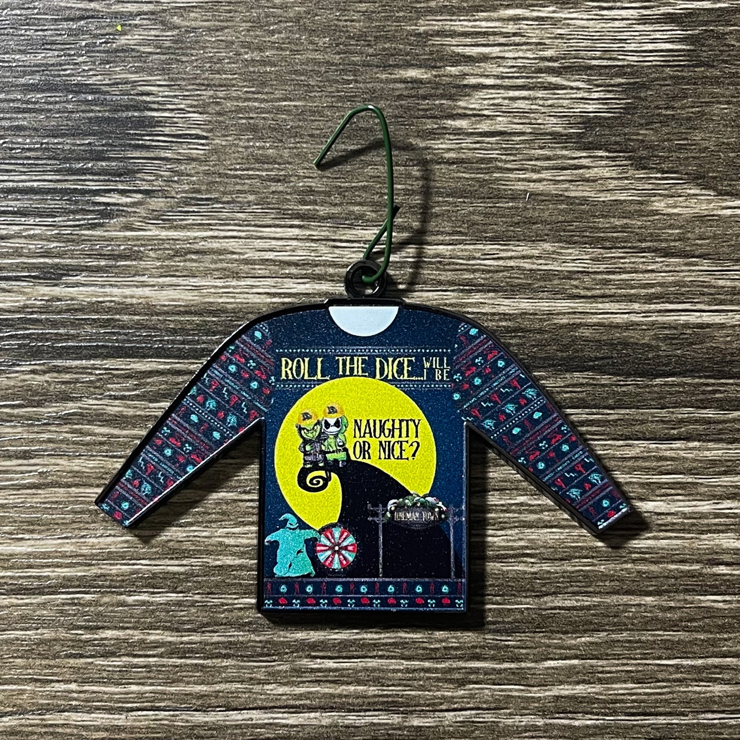 LineKid Nightmare Before Christmas Ornament With Jack/Grinch