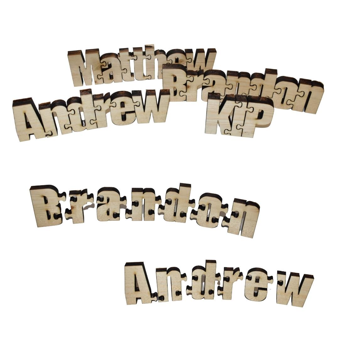 Personalized Name Wood Puzzle