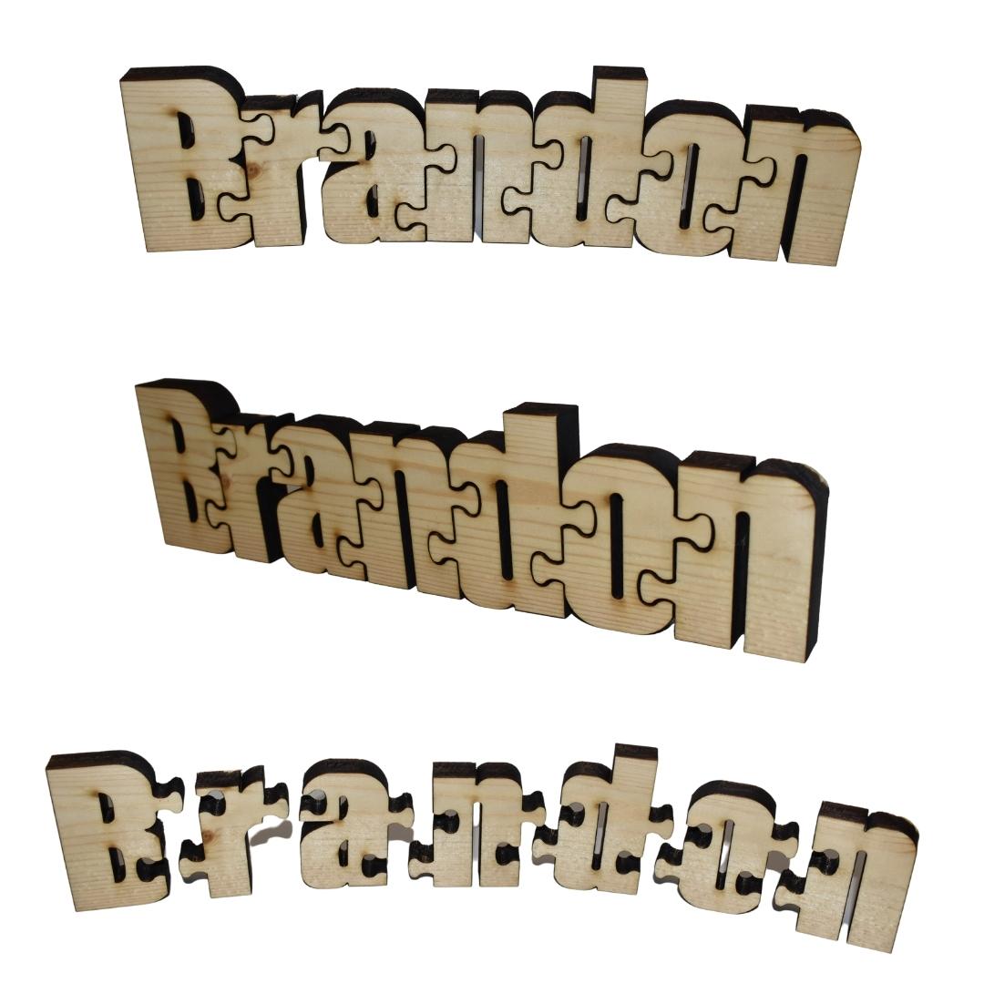 Personalized Name Wood Puzzle