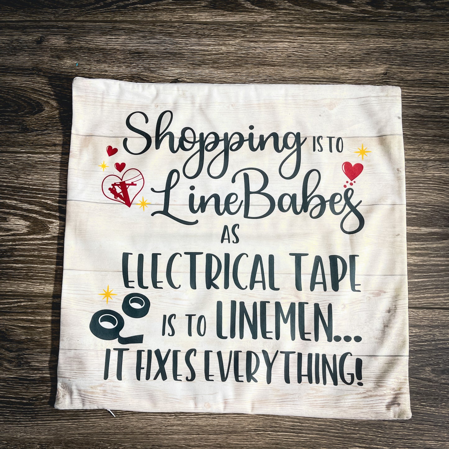 LineBabe Throw Pillow Cover