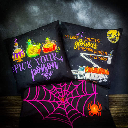 Halloween Hocus Pocus Pillow cover & Tapestry